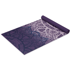 GAIAM Purple Lattice Yoga Mat 4 mm